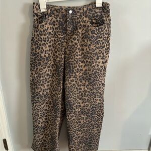 SHEIN leopard print pants